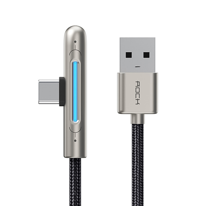 کابل تبدیل USB به USB-C راک مدل RCB0810 طول 2 متر