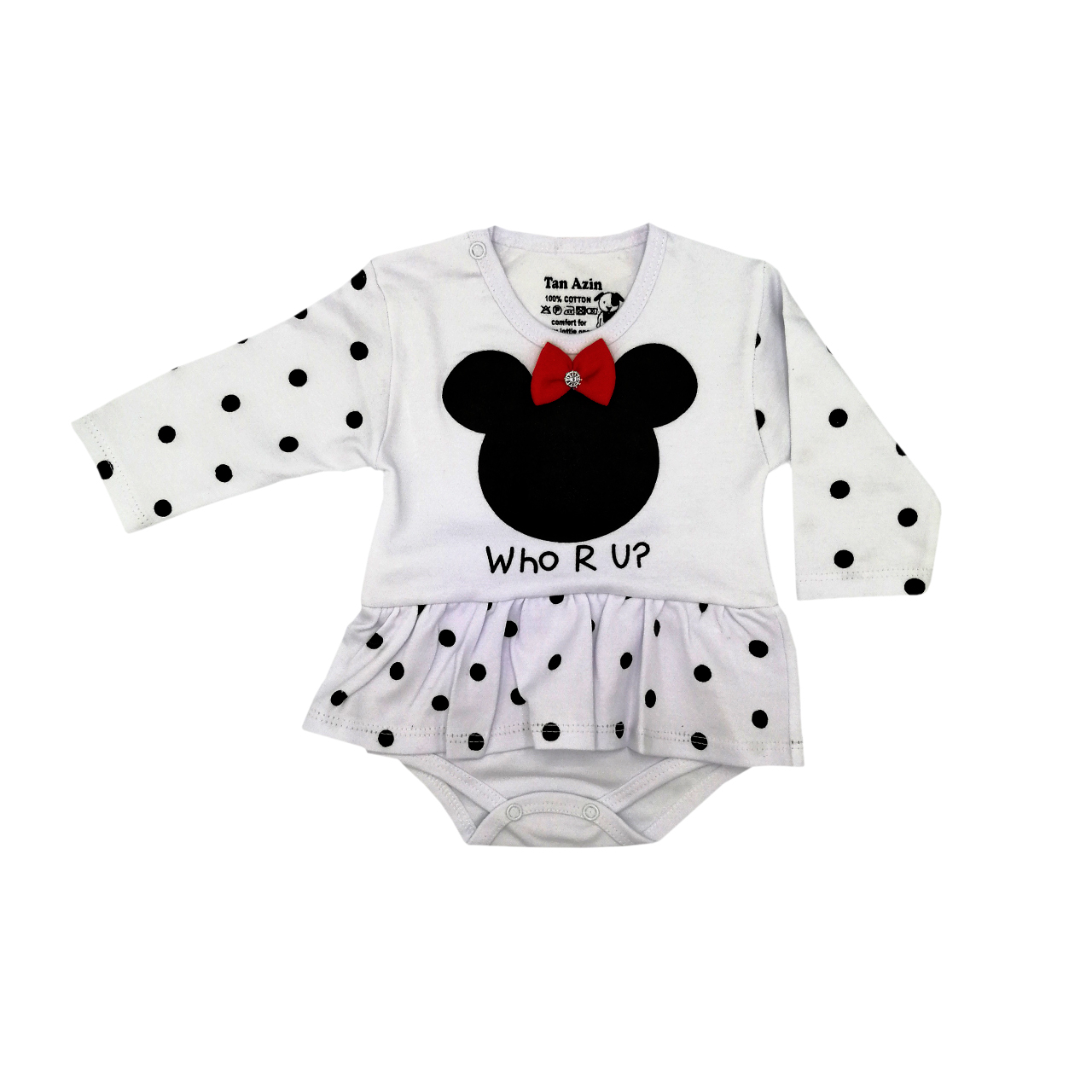 بادی نوزادی دخترانه طرح Mickey کد W1