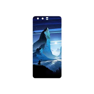 MAHOOT Blue Mountains Digital Art Cover Sticker for Huawei P10