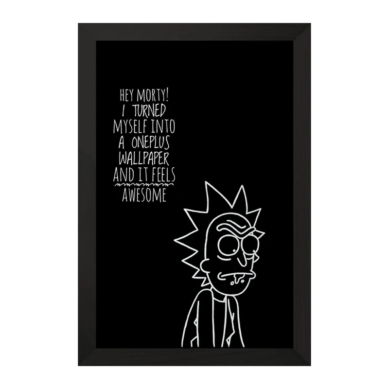 تابلو خندالو مدل ریک (Rick) کد F1070