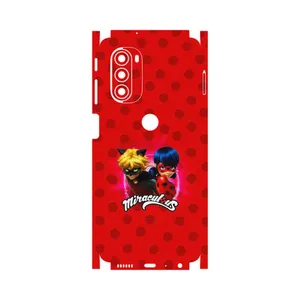 MAHOOT Ladybug and Cat Noir-FullSkin Cover Sticker for Motorola Moto G51 5G