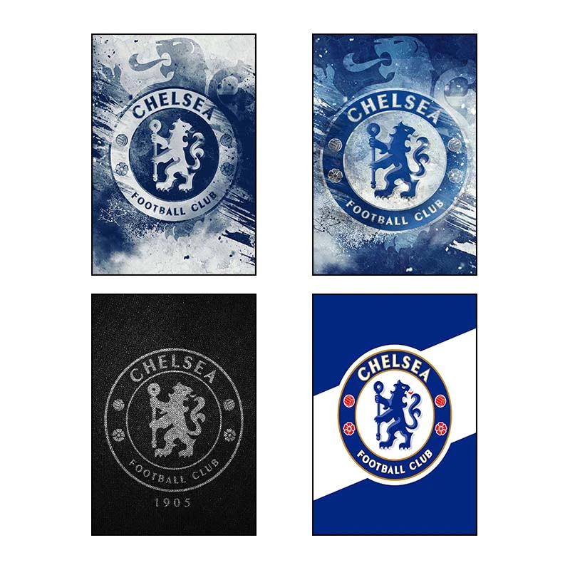 تابلو شاسي کارنيکا طرح چلسی Chelsea کد 89704 مجموعه 4 عددی