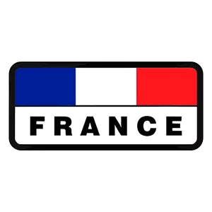 استیکر خودرو پویا مارکت طرح فرانسه کد 2714