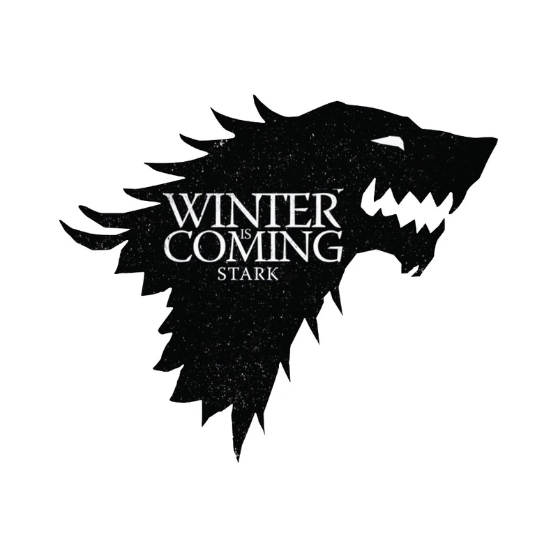 استیکر لپ تاپ گراسیپا طرح Winter is coming کد 01