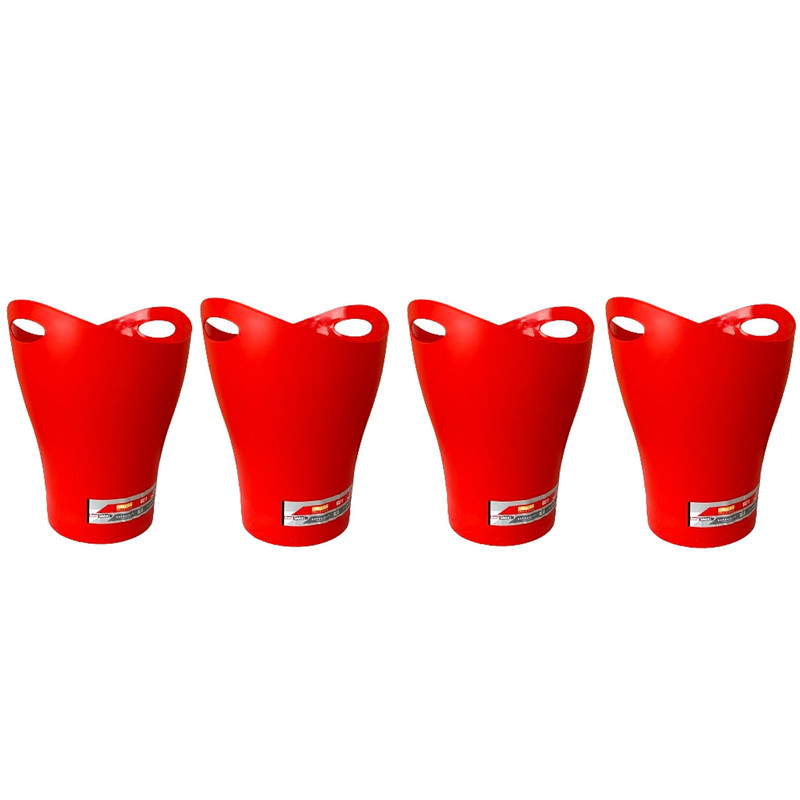 سطل زباله اداری مدل 601601 بسته 4 عددی