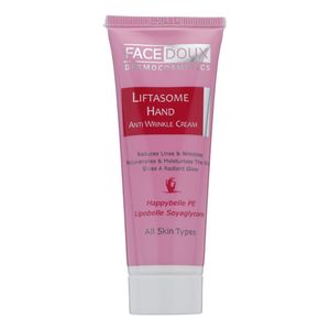 نقد و بررسی کرم ضد چروک دست فیس دوکس سری Liftasome مدل Happybelle PE مناسب انواع پوست حجم ۵۰ میلی لیتر توسط خریداران