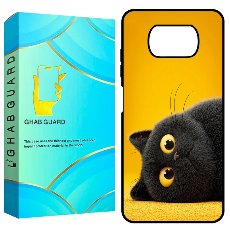 کاور قاب گارد طرح گربه مدل GCHPX3 مناسب برای گوشی موبایل شیائومی Poco X3 / X3 NFC / X3 Pro