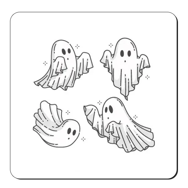  زیر لیوانی طرح روح بامزه کد nzl637