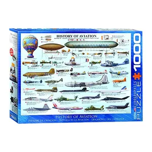 پازل 1000 تکه یوروگرافیکس پازلز مدل History of Aviation كد 60000086