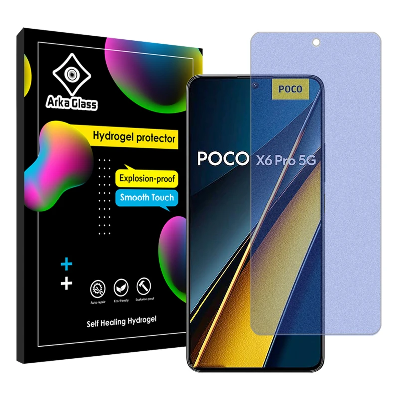 محافظ صفحه نمایش مات آنتی بلو آرکا گلس مدل Tough مناسب برای گوشی موبایل شیائومی Poco X6 Pro