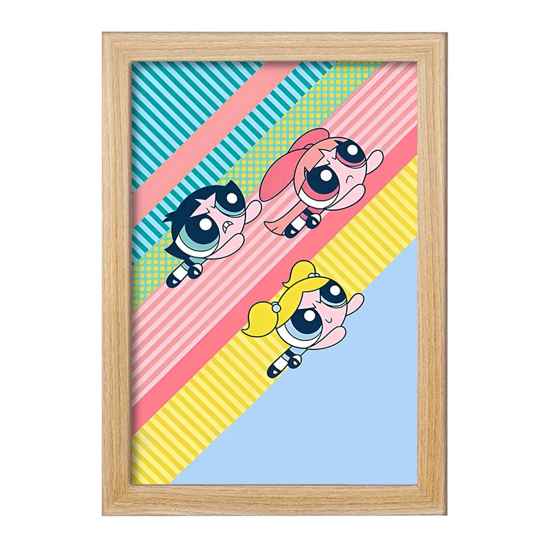 تابلو خندالو مدل پاورپاف گرلز (The Powerpuff Girls) کد F12051