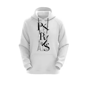 هودی زنانه مدل پاریس کد J276 رنگ سفید