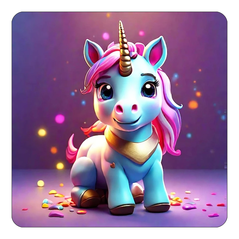 مگنت کاکتی طرح اسب تک شاخ و یونیکورن مدل mp30706