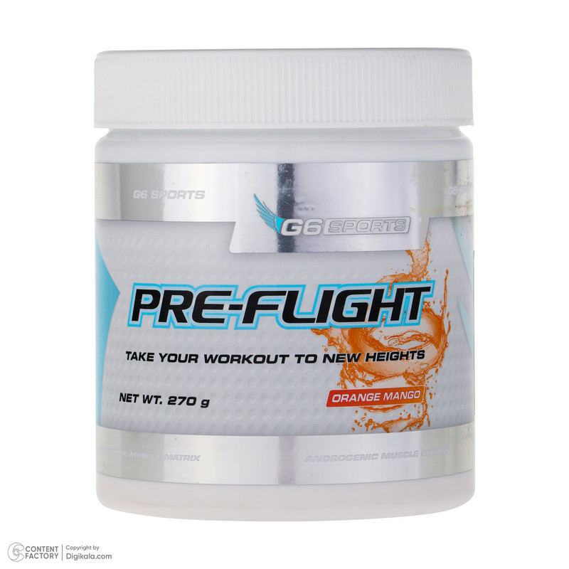 پودر پری فلایت اورنج منگو جی سیکس اسپورت - 270 گرم
