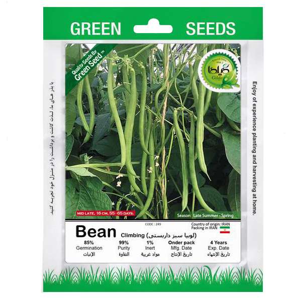 بذر لوبیا سبز داربستی گیلدا کد 249 بذر لوبیا سبز داربستی گیلدا کد 249