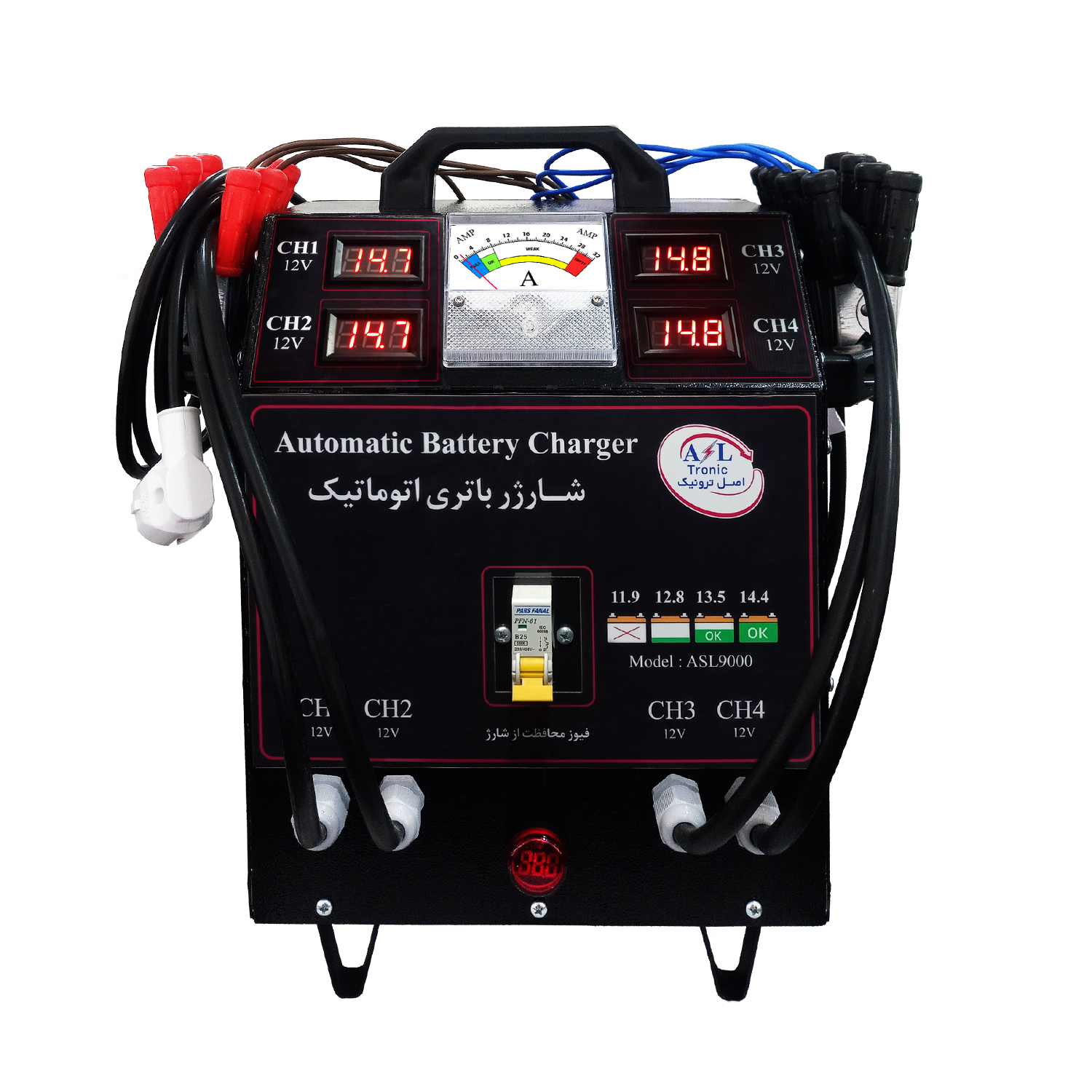 شارژر باتری خودرو اصل ترونیک مدل ASL9000