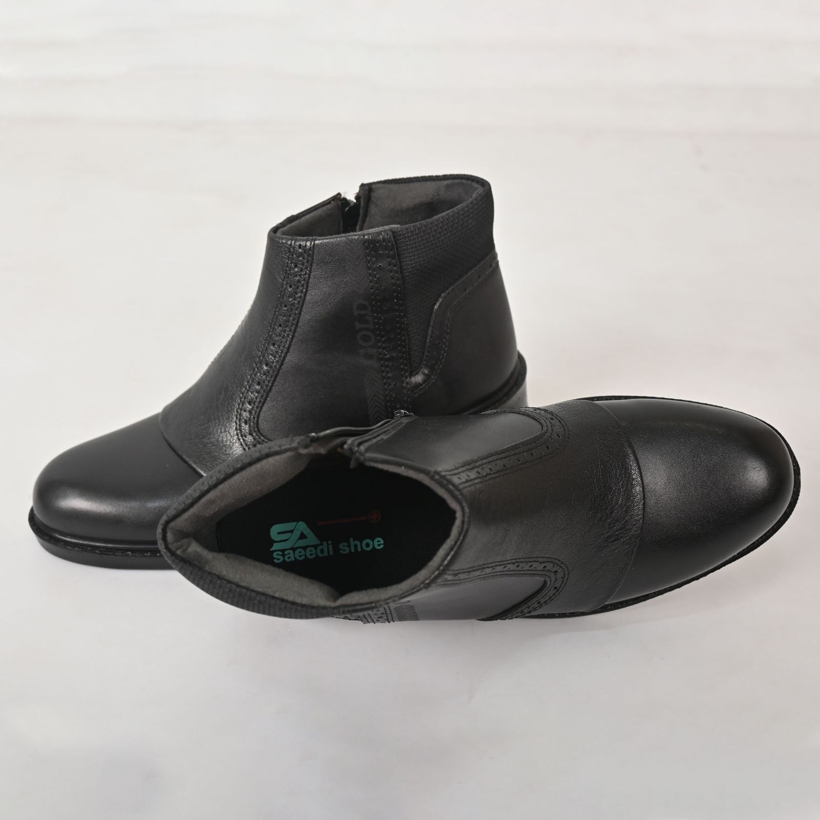 نیم بوت مردانه کفش سعیدی مدل 529M -  - 5