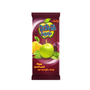 لواشک مخلوط چند میوه آلوچه دودوتا - 8 گرم بسته 10 عددی