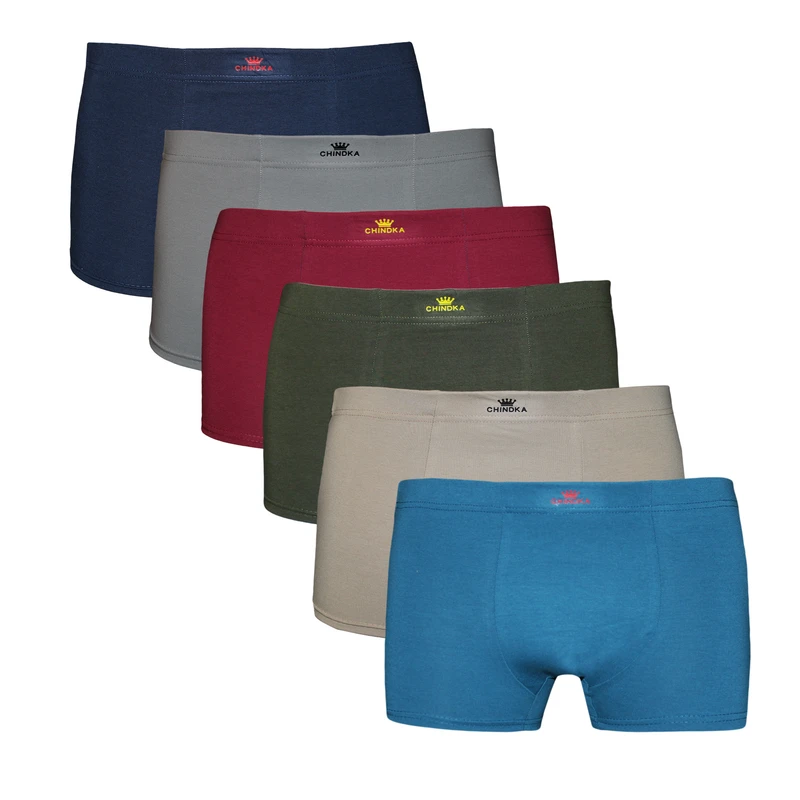 شورت پادار مردانه چیندکا مدل پنبه لاکرا کد 1003 مجموعه 6 عددی