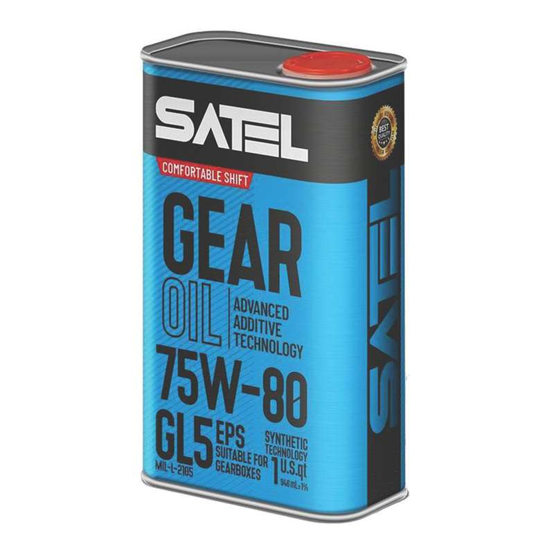 روغن گیربکس خودرو ساتل مدل 75W-80 GL5 حجم 1 لیتر