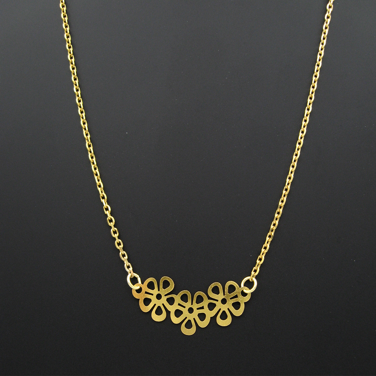 گردنبند طلا 18 عیار زنانه مانچو کد sfgs025