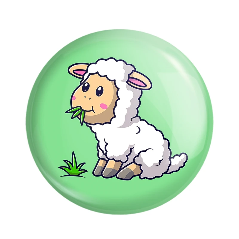 مگنت خندالو مدل حیوانات بامزه گوسفند کد 29697