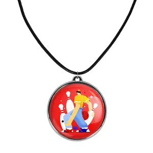 گردنبند خندالو مدل بولینگ Bowling کد 2811928120