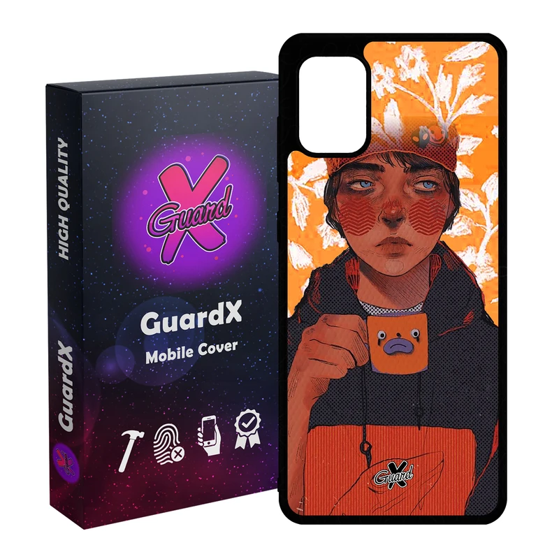 کاور گارد ایکس طرح Girl مدل Glass10319 مناسب برای گوشی موبایل سامسونگ Galaxy A31