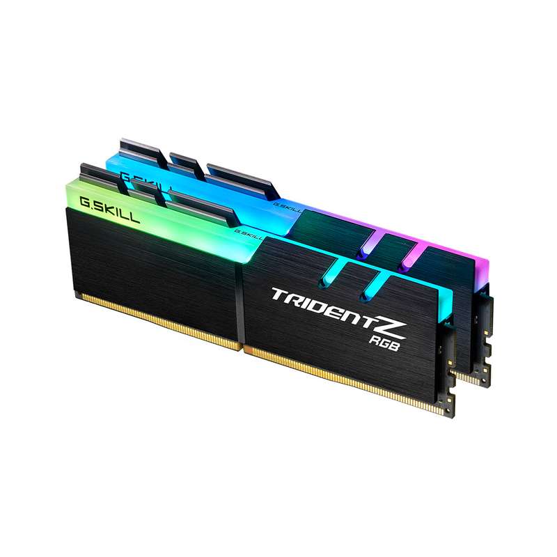 رم دسکتاپ DDR4 دو کاناله 4400 مگاهرتز CL19 جی اسکیل مدل TRIDENTZ RGB ظرفیت 32 گیگابایت