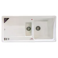 سینک ظرفشویی گرانیت پارادایز مدل ITALY-452-WHITE-AKLIL توکار