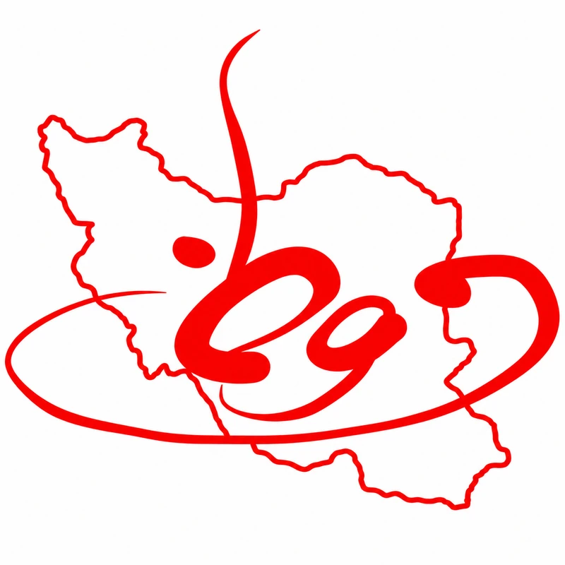 استیکر پارچه و لباس مدل دی تی اف طرح ایران کد 12.03