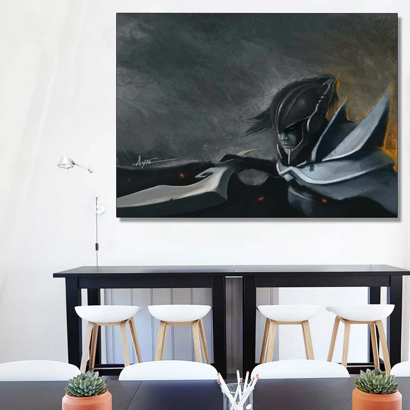 تابلو شاسی گالری استاربوی طرح Phantom Assassin مدل Dota 2 کد 098