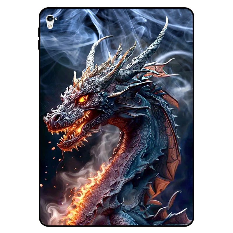 کاور مگافون طرح اژدها مدل 7453 مناسب برای تبلت اپل iPad Pro 9.7 2016