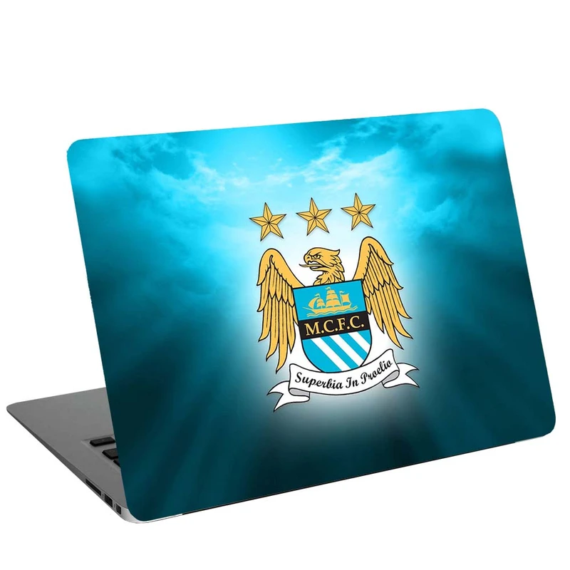 استیکر لپ تاپ طرح MANCHESTER CITY کد G-1625 مناسب برای لپ تاپ 15.6 اینچ 