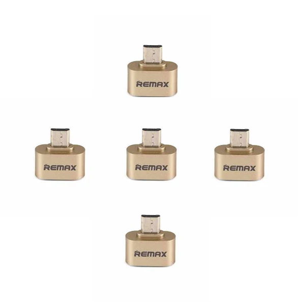 مبدل OTG microUSB ریمکس مدل hh بسته 5 عددی