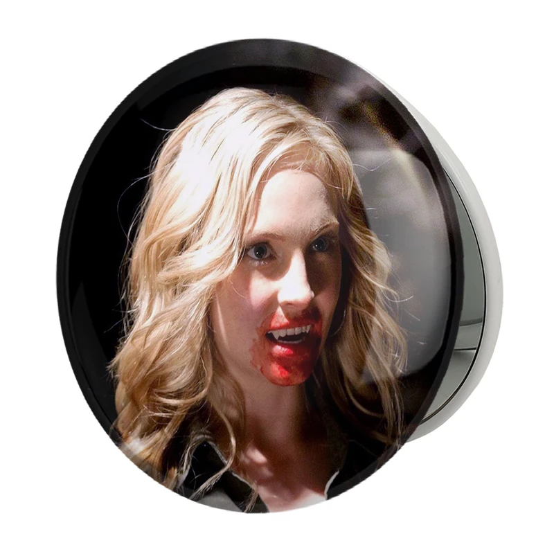 آینه جیبی خندالو طرح کارولاین فوربز خاطرات یک خون آشام The Vampire Diaries مدل تاشو کد 20256 