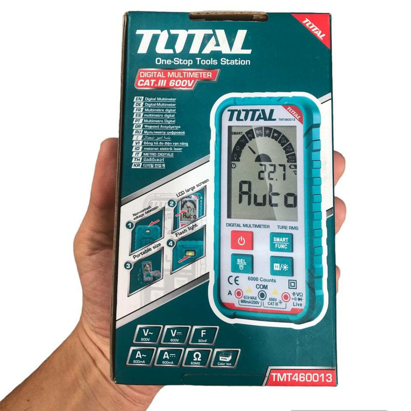 مولتی متر دیجیتال توتال مدل TMT460013