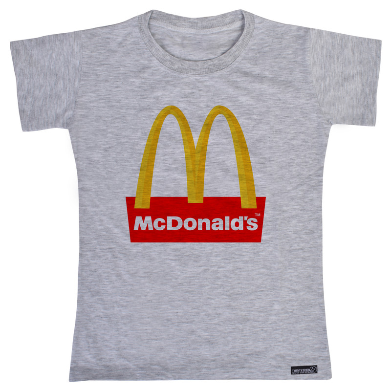 تی شرت آستین کوتاه پسرانه 27 مدل McDonald کد MH784