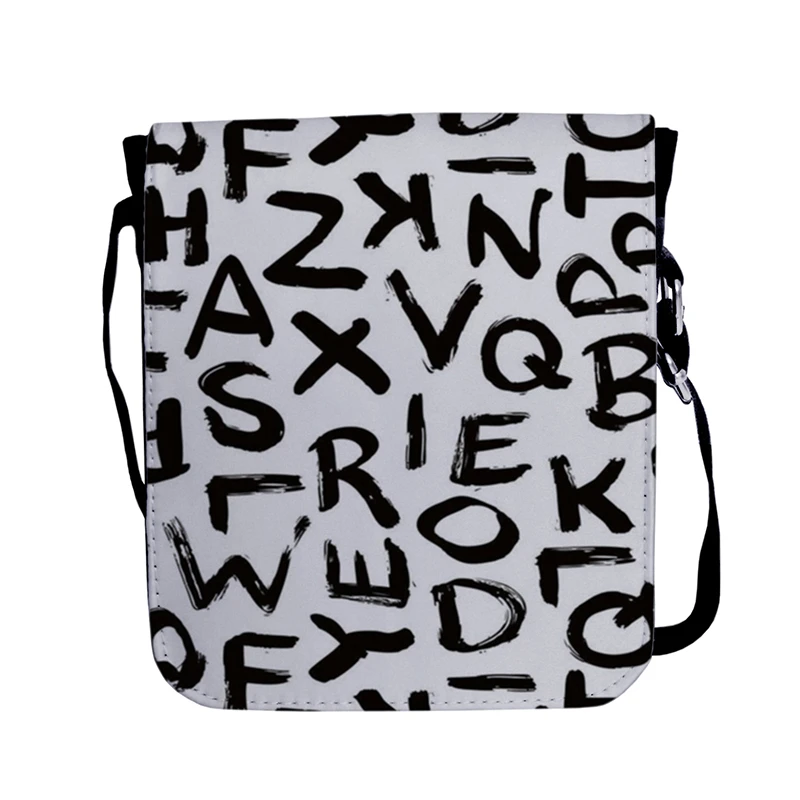 کیف رودوشی طرح حروف انگلیسی کد 8362