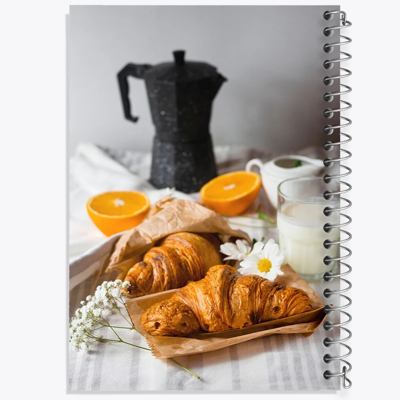 دفتر مشق 50 برگ خندالو طرح کروسان کد F2376