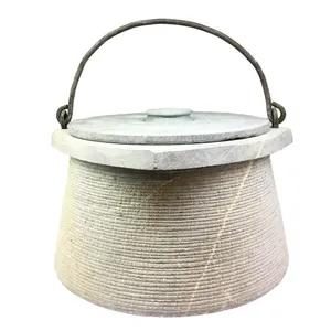 ظرف دیزی سنگی مدل دسته دار کد DZHNDL08