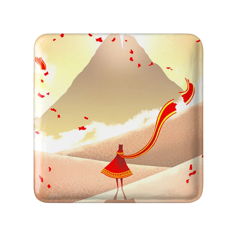 مگنت خندالو طرح بازی جورنی (Journey) مدل مربعی کد 35613