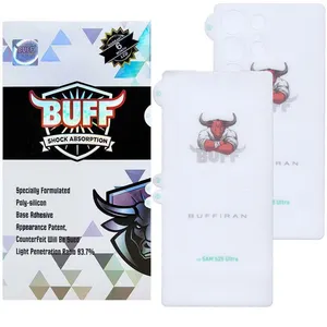 Buff HydroBull-G model screen protector suitable for Samsung Galaxy S25 Ultra mobile phone along with phone back protector