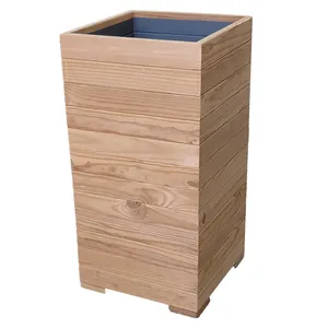 گلدان مدل چوبی کد R12 سایز 27*27 سانتی متر