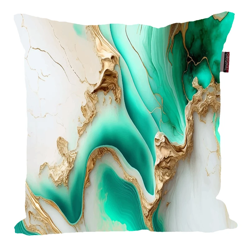 کوسن پاد آفرین مدل فانتزی رنگی طرح مرمر کد p348