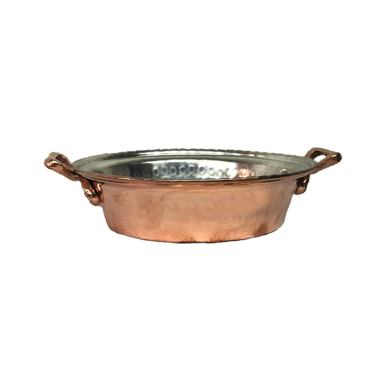ماهیتابه مسی مدل چکش کاری کد 23966