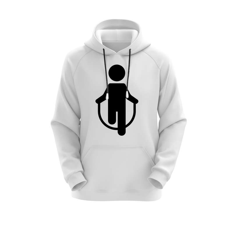 هودی زنانه مدل طناب کد J125 رنگ سفید