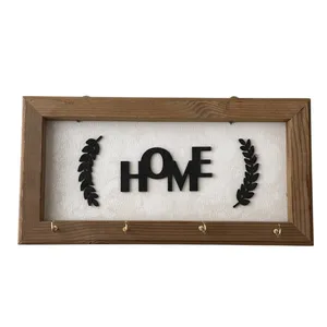 جاکلیدی دیواری چوبی مدل sweet home