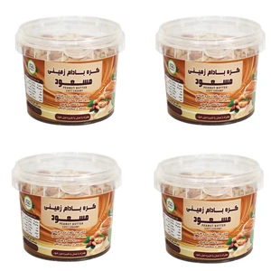 کره بادام زمینی رژیمی کرانچی مسعود - 250 گرم بسته 4 عددی