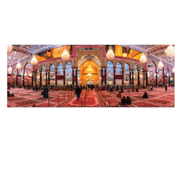 پرچم مدل حرم امام حسین (ع) کد 500012-14052